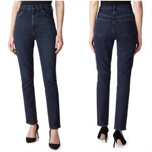 J Brand 1212 Runway High Rise Straight Jeans in Nocturne